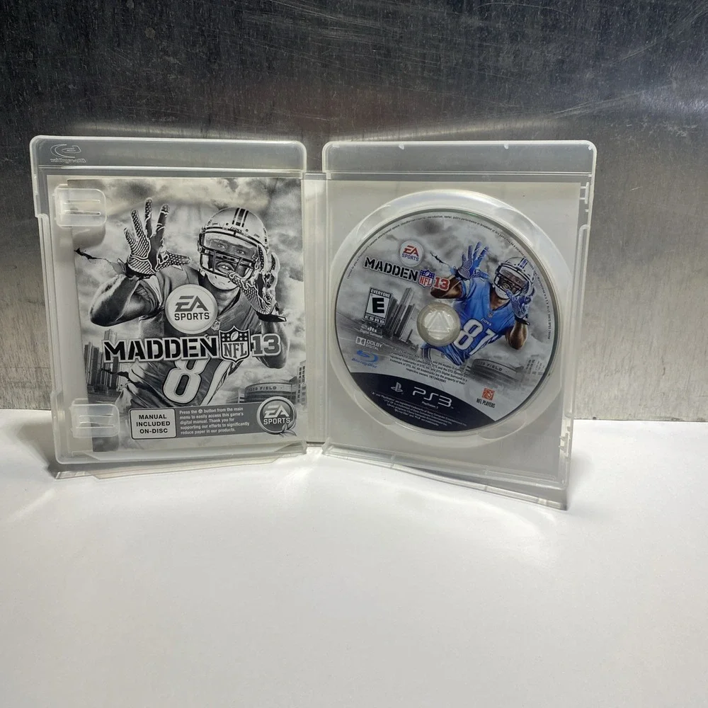 Madden NFL 13 PS3 PlayStation 3 PS3 Complete CIB Pristine Mint Condition